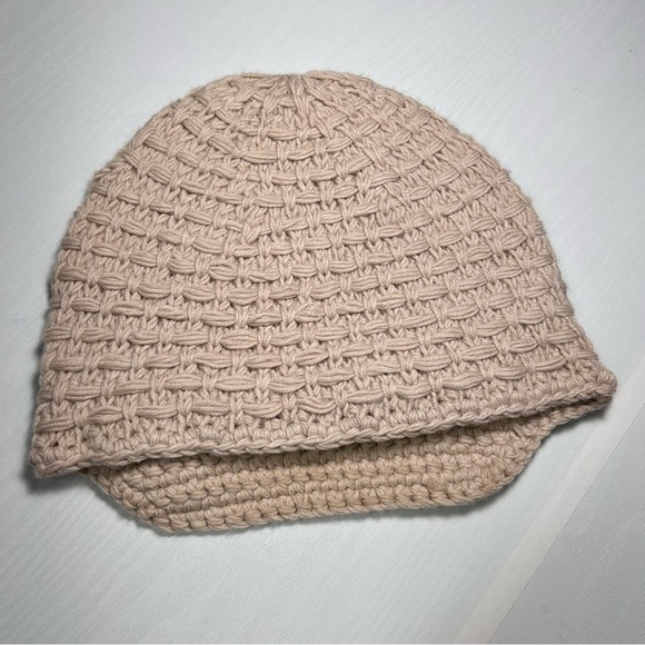 Banana Republic Merino Fine Wool Womens Tan Hat One Size - Picture 3 of 11